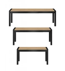 Stół Rozkładany AKTIV 160 cm - 240 cm w optyce dąb Taurus