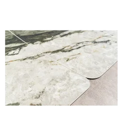 Stół rozkładany ELEMENTS od 180 do 260 cm ceramika efekt marmur taupe