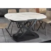 Stół rozkładany INCEPTION od 130 do 190 cm ceramiczny blat w optyce marmuru