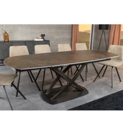 Stół rozkładany INCEPTION od 130 do 190 cm ceramiczny blat