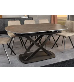 Stół rozkładany INCEPTION od 130 do 190 cm ceramiczny blat
