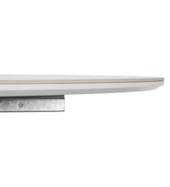 Stół rozkładany JAMEOX 120 cm czarny blat ceramika w optyce marmuru