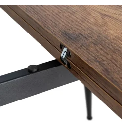 Stół rozkładany MARANO 90 cm odcień orzecha