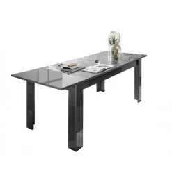 Stół rozkładany MIRO 137 cm - 185 cm antracytowy