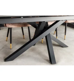 Stół Rozkładany MONTREAL Marvelous 180 Cm - 220 Cm - 260 Cm Ceramika W Optyce Marmuru