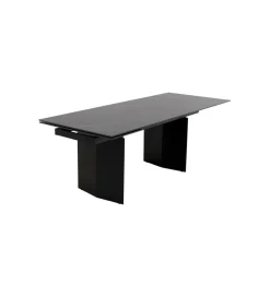 Stół rozkładany NOVEL 180 cm -220 cm - 260 cm ceramika w optyce czarnego marmuru
