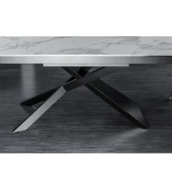 Stół rozkładany ONTARIO Euphoria 180 cm - 220 cm -  260 cm ceramika w optyce marmuru