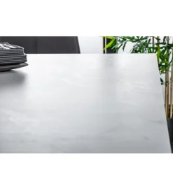 Stół rozkładany ONTARIO Euphoria 180 cm - 220 cm -  260 cm ceramika w optyce marmuru
