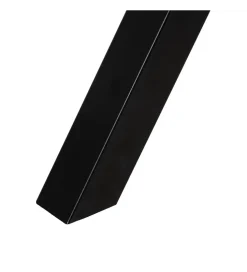 Stół rozkładany PATARASO 120 cm ceramika szara nogi czarne