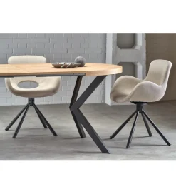 Stół rozkładany PERONI 100 cm - 250 cm w kolorze dąb złoty
