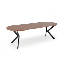 Stół rozkładany PERONI II 100 cm - 250 cm w optyce drewna orzech