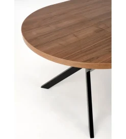 Stół rozkładany PERONI II 100 cm - 250 cm w optyce drewna orzech