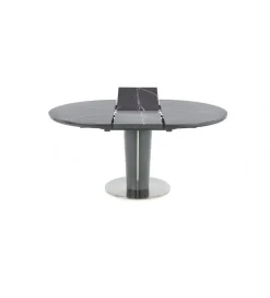 Stół rozkładany Ricardo 120 cm -160cm w optyce szarego marmuru