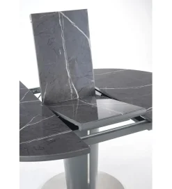 Stół rozkładany Ricardo 120 cm -160cm w optyce szarego marmuru