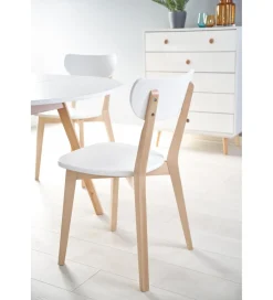 Stół rozkładany RUBEN 102 cm - 142 cm w kolorze białym