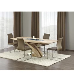 Stół rozkładany SANDOR 160 cm - 220 cm w kolorze dąb sonoma