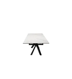 Stół rozkładany TESERO 200 cm - 250 cm - 300 cm ceramika w optyce kremowego marmuru