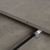 Stół rozkładany TURAMON 120 cm szary czarny