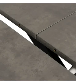 Stół rozkładany TURAMON 120 cm szary czarny