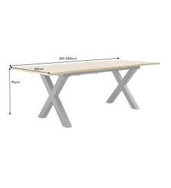 Stół rozkładany WILD 160 cm do 200 cm naturalny outlet