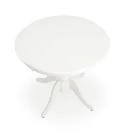 Stół rozkładany WILLIAM 90 cm - 124 cm biały