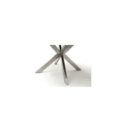 Stół rozkładany WINNIPEG 120 cm - 160 cm antracytowo srebrny