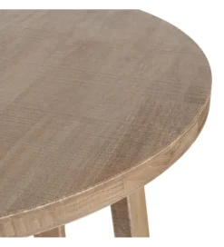 Stół RUBBERY 102 cm drewno kauczuk naturalne