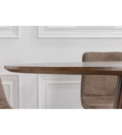Stół SANZA 140 cm w optyce dąb ciemny