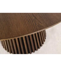Stół SANZA 140 cm w optyce dąb ciemny