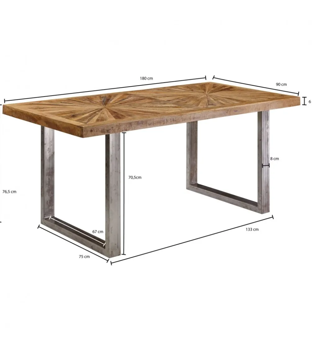 Stół SCALO 180 cm drewno mango