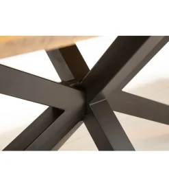 Stół SPIDER Galaxy 180 cm drewno Mango na nogach pająk krzyżak