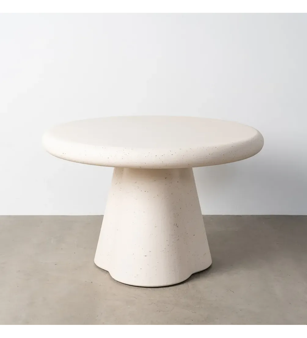 Stół TERRAZZI 120 cm białoszary