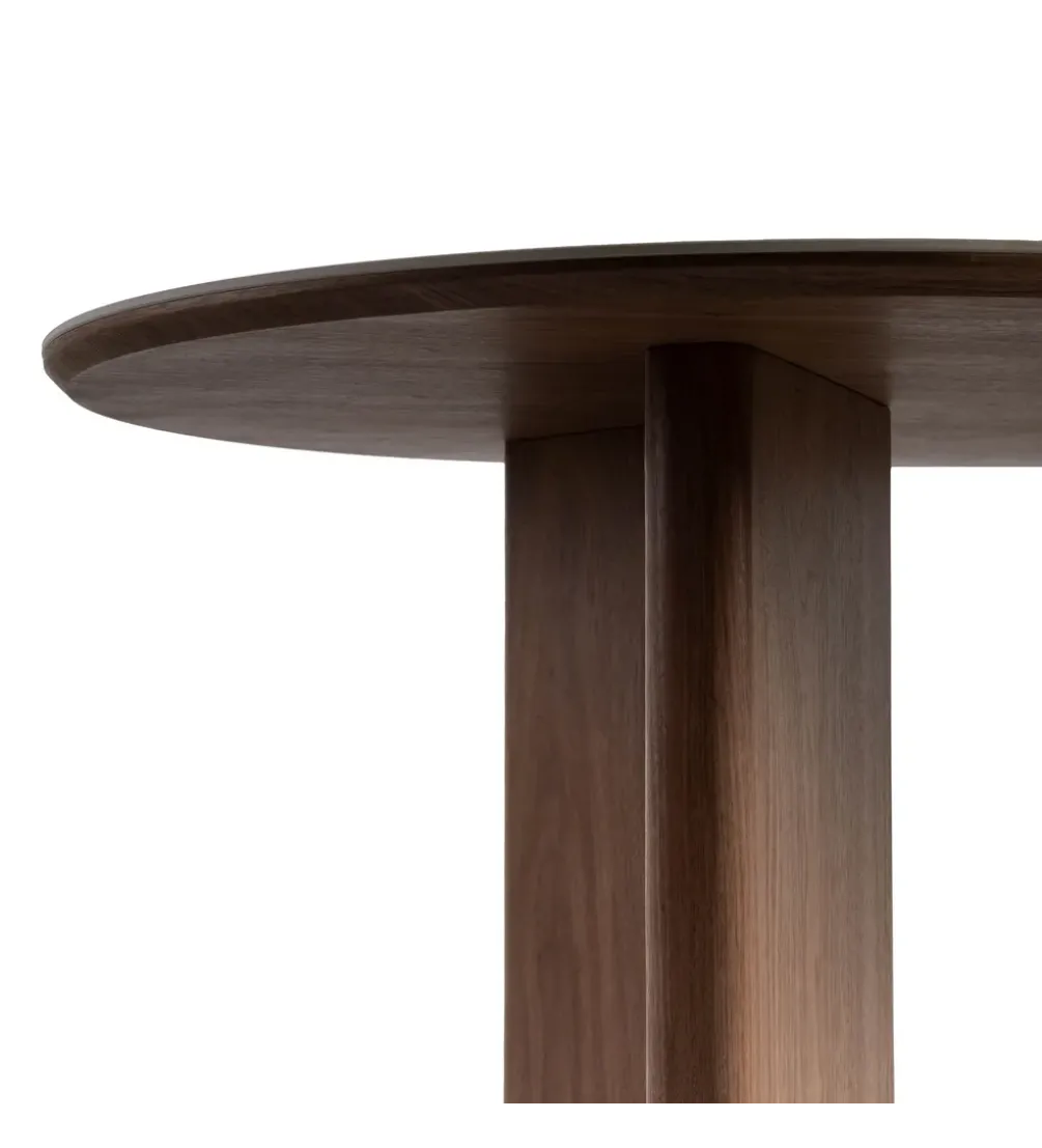 Stół TRANKY 180 x 90 cm ciemno brązowy blat ceramika