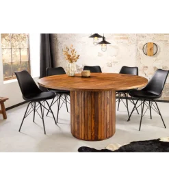 Stół TRES CHIC 120 cm drewno sheesham naturalny