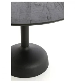 Stół TUNJA 120 cm czarny