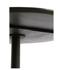 Stół TUNJA 120 cm czarny