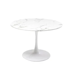 Stół VENETO 110 cm marmur biały