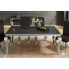 Stół VENETO Modern Barock 180 cm w optyce czarnego marmuru