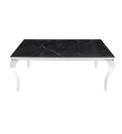 Stół VENETO Modern Barock 180 cm w optyce czarnego marmuru