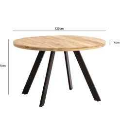Stół WOHNLING 120 cm drewno mango