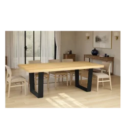 Stół ZEZUS 210 w kolorze naturalnego dębu