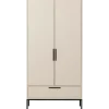 Szafa ADAM 200 cm drewno sosny dust