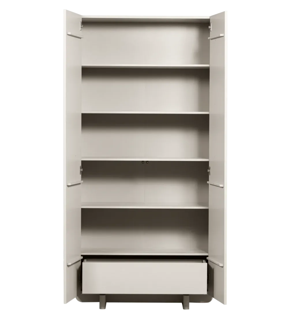 Szafa BASU 210 cm drewno sosny dust