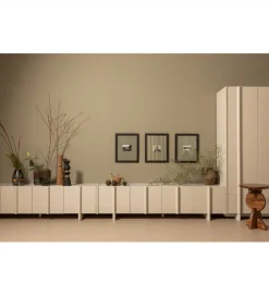 Szafa BASU 210 cm drewno sosny dust