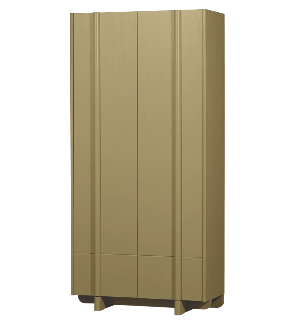 Szafa BASU 210 cm drewno sosny moss