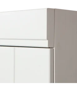 Szafa CONNECT 175 cm drewno sosny biała