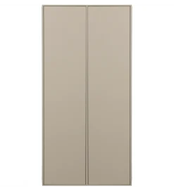 Szafa DAILY 200 x 100 cm drewno sosny szara