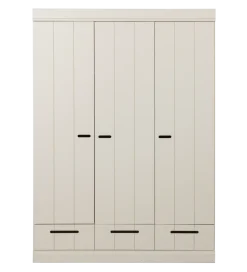 Szafa DRAWER 195 x 140 cm drewno sosna dust