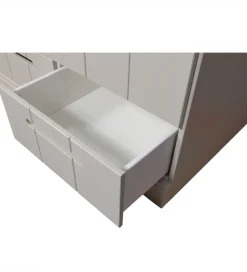 Szafa DRAWER 195 x 94 cm drewno sosna dust