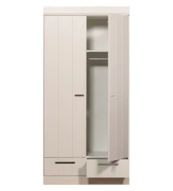 Szafa DRAWER 195 x 94 cm drewno sosna dust